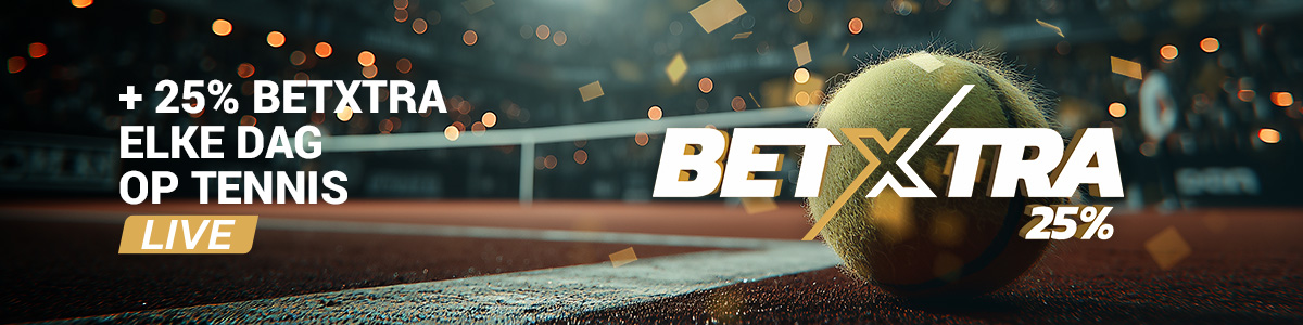 BetXtra - Tennis live (terre battue) 25% live