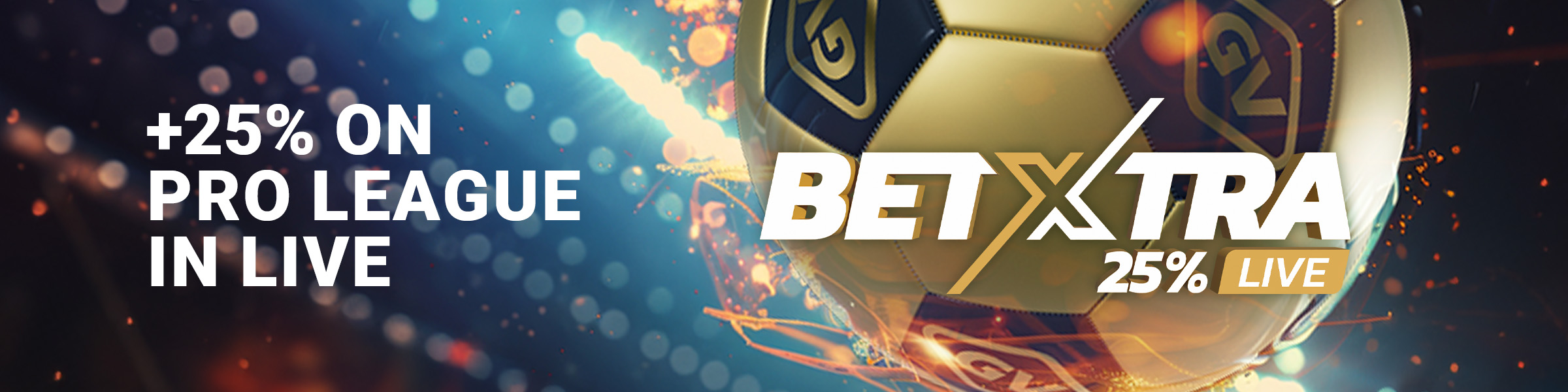 BetXtra - Pro League 25% live