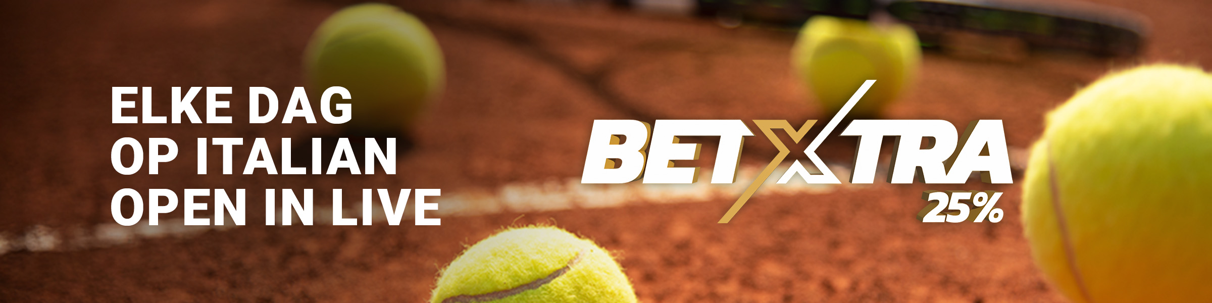BetXtra - Masters de Rome - 25% Live
