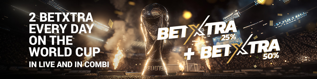 BetXtra - World Cup - Live & Combi 50%