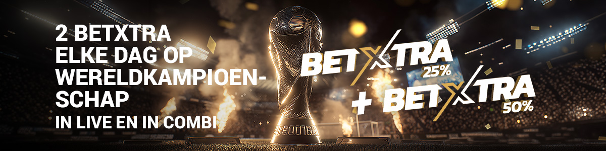 BetXtra - World Cup - Live & Combi 50%