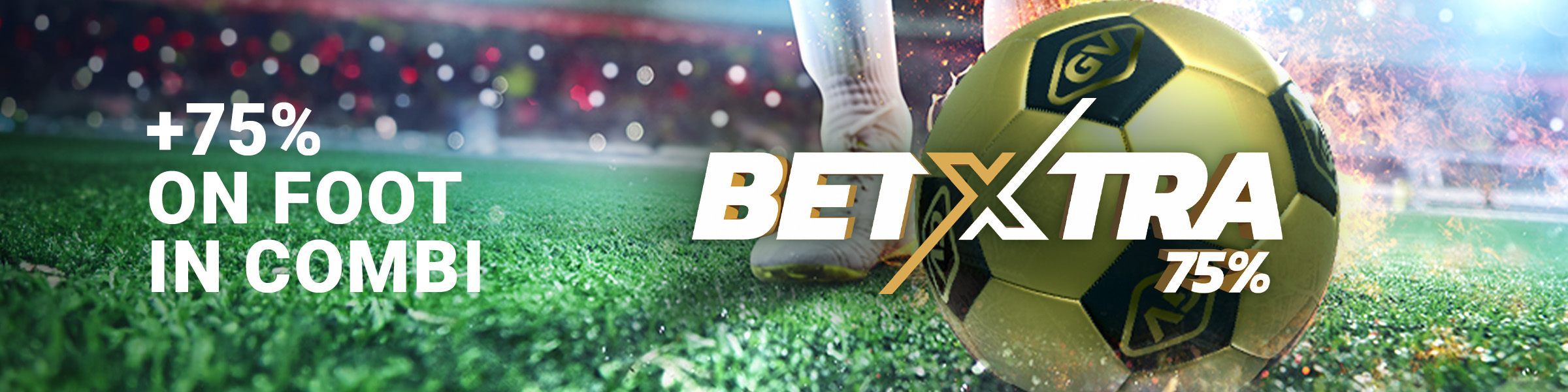 BetXtra - Combi foot 4+ (75%)