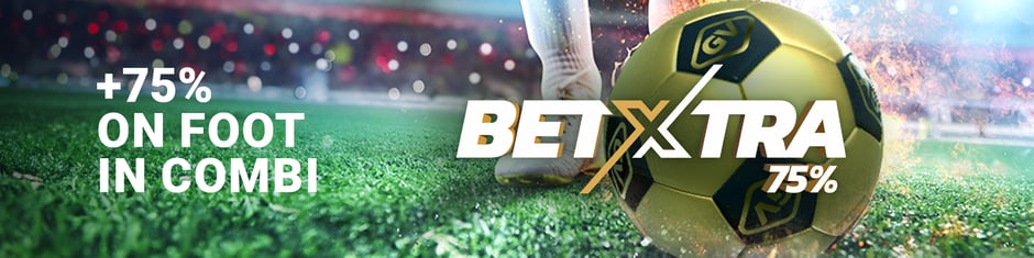 BetXtra - Combi foot 4+ (75%)